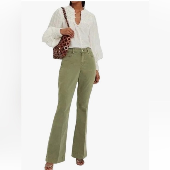 NEW L’AGENCE women Mid-Rise wide Legs pant size 25